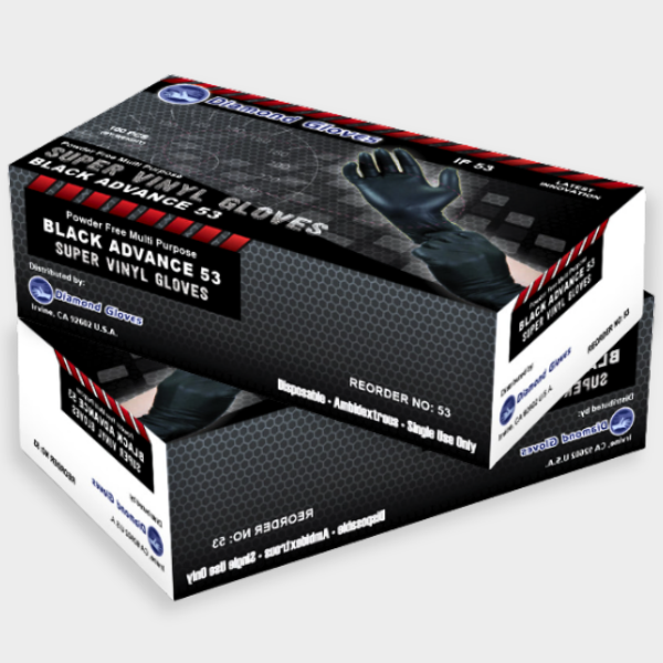 GUANTES DE SUPER VINIL NEGRO IF53