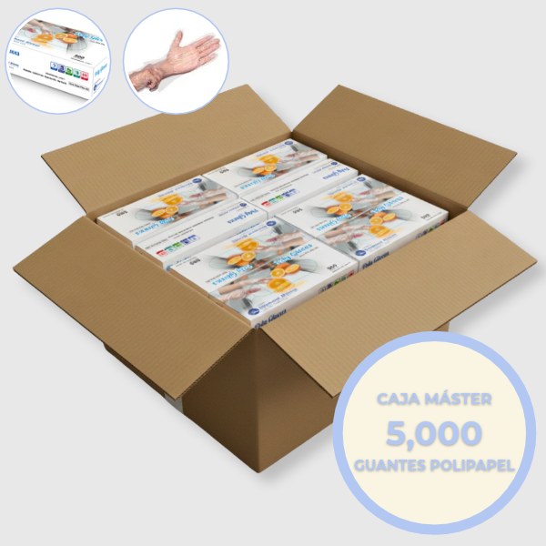 CAJA MÁSTER GUANTES DE POLIPAPEL