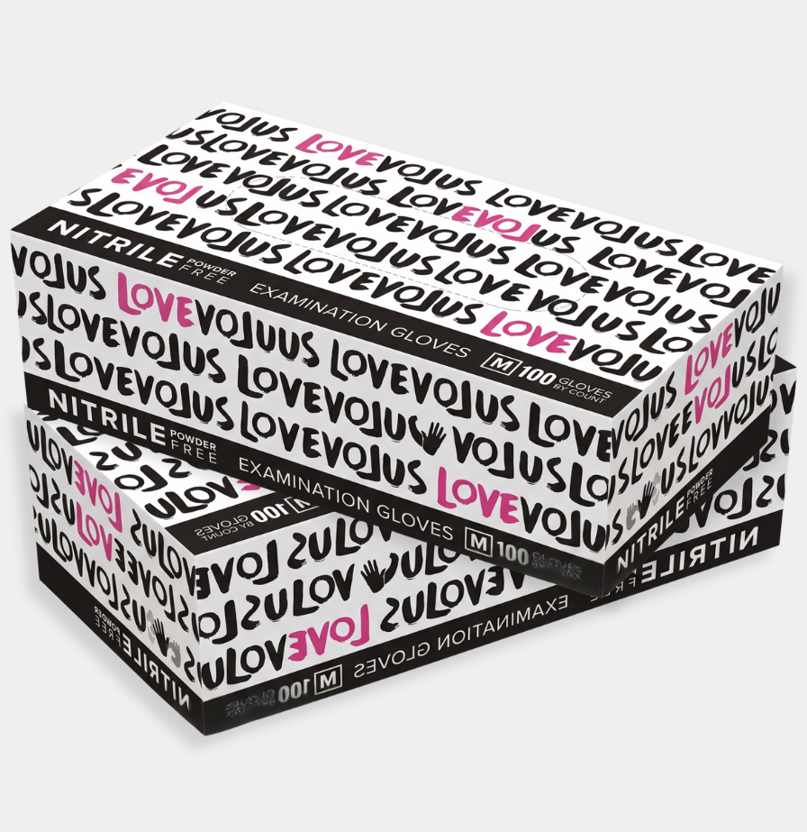 GUANTES DE NITRILO ROSA IFLOVE
