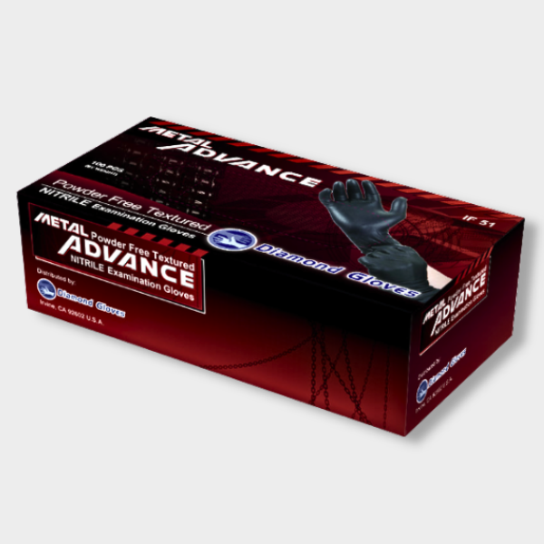 GUANTES DE NITRILO NEGRO IF51