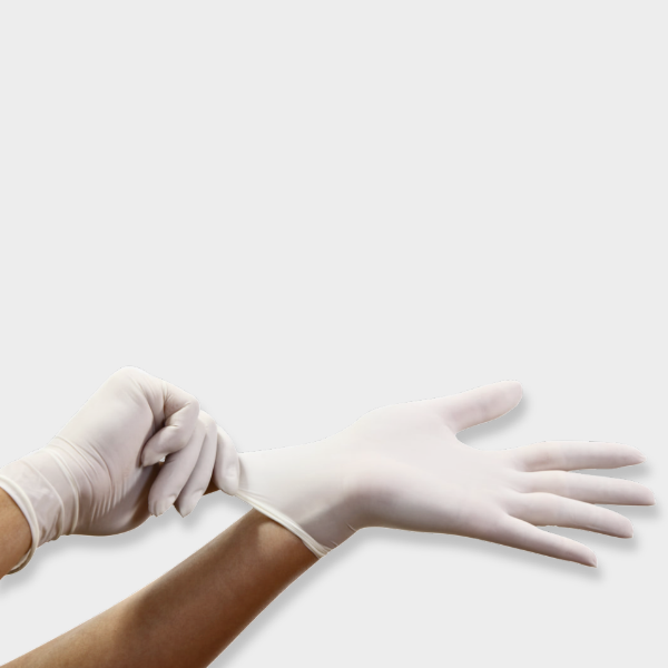 GUANTES DE LATEX BLANCO IF62