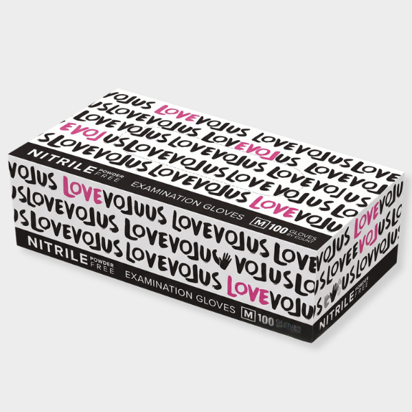 GUANTES DE NITRILO ROSA IFLOVE